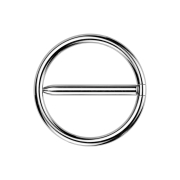 Segmentring Stab klappbar silber