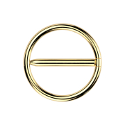 Segmentring Stab klappbar vergoldet