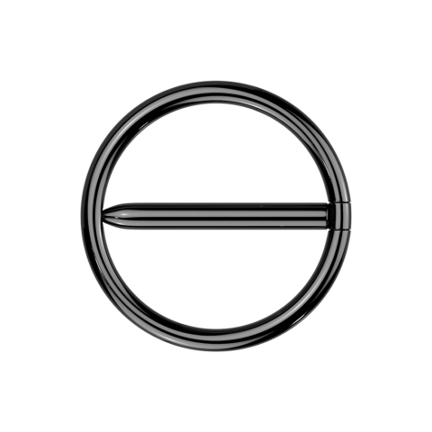 Anello segmentato asta pieghevole nero