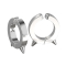 K12 - Silver Spike Ear Cuff