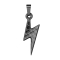 Pendentif argent croix serpentine avec cristaux