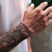 K12 - Silver Cuban Bracelet - 6 mm