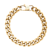 K12 - Bracciale cubano in oro - 10,5 mm