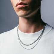 K12 - Silver Cuban Chain - 2 mm