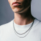 K12 - Silver Cuban Chain - 2 mm