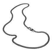 K12 - Black Cuban Chain - 4 mm
