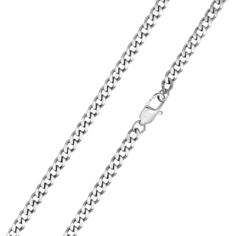 K12 - Catena cubana in argento - 6 mm