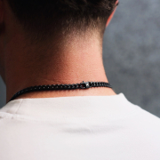 K12 - Black Cuban Chain - 6 mm