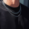K12 - Silver Cuban Chain - 8 mm