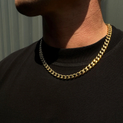 K12 - Gold Cuban Chain - 8 mm