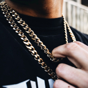 K12 - Gold Cuban Chain - 10.5 mm