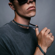 K12 - Iridescent Cuban Chain - 10.5 mm