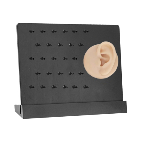 Display nero a luce auricolare - Anello