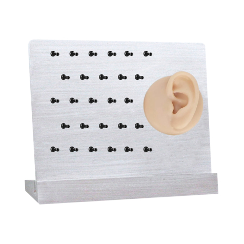 Display bianco orecchio luminoso - Anello