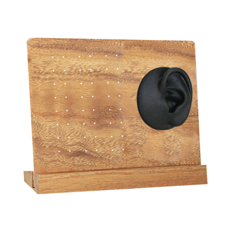 Visualizza orecchio marrone scuro - Orecchini a perno