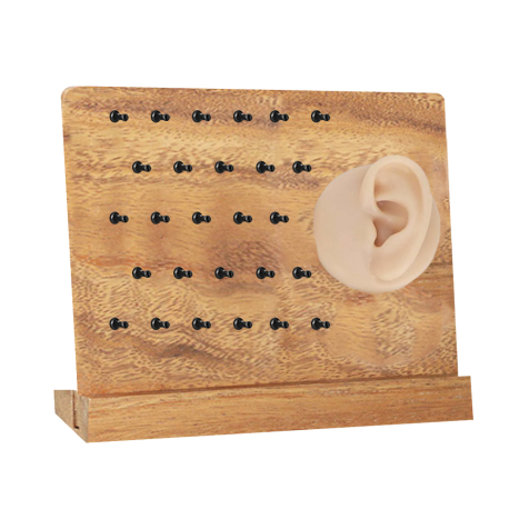 Display a luce auricolare marrone - Anello