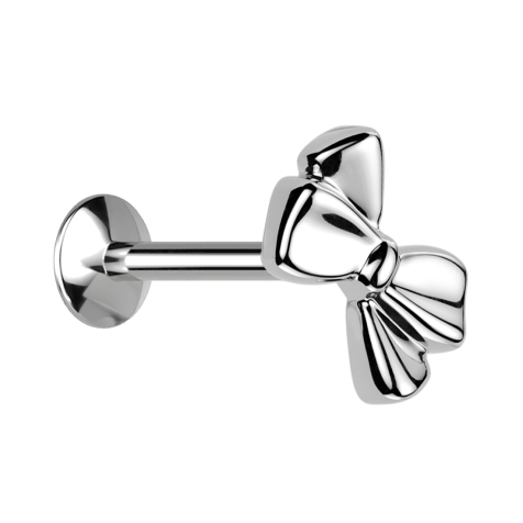 Micro Labret sans filetage UFO argent mailles argent