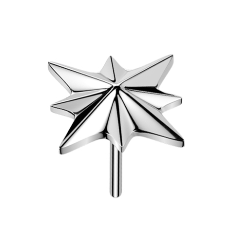 Threadless Esplosione stellare argento