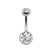 Banane stérile argent filetage intérieur...