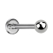 Labret stérile argenté avec boule