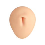 Silikon Bauchnabel hell