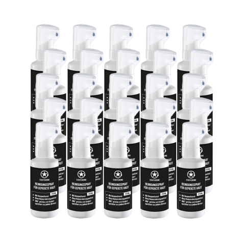 Star Piercing : spray nettoyant et de soin, 50 ml, lot de 25 pièces.