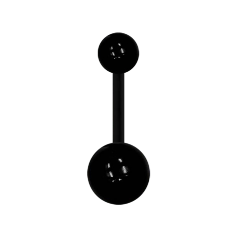 Banana nera con due palline