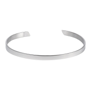 K12 - Silver Adjustable Cuff - 5 mm