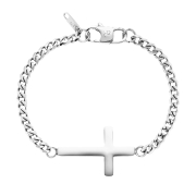 K12 - Silver Steel - Vaith Cuban Bracelet