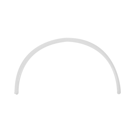 Micro Circular Barbell-Stab weiss