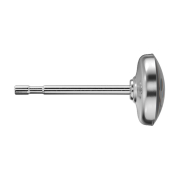 Orecchini a bottone in argento con teschio