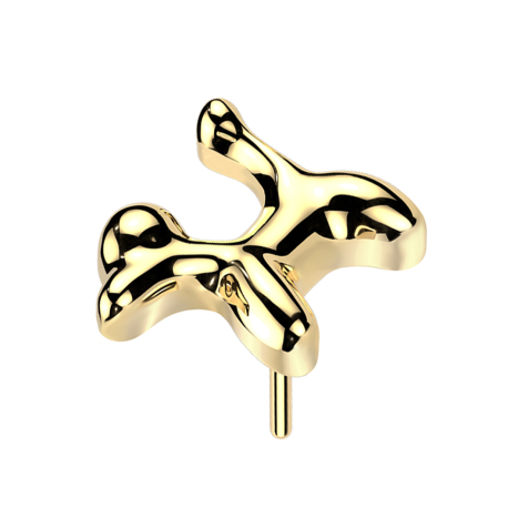 Threadless Puddel gold-plated