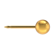 Gold-plated first plug with ball