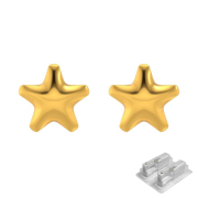 First plug, gold-plated star