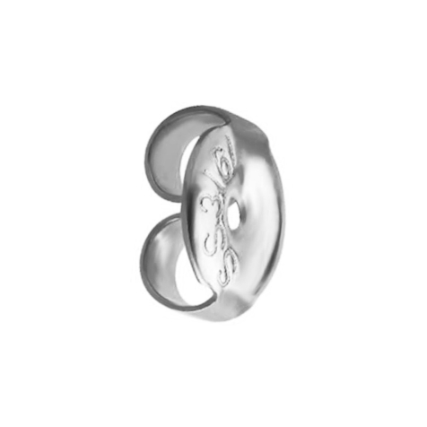 Orecchini a bottone Studex con chiusura, argento, Ø 6,6 mm