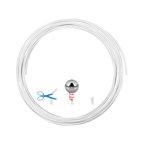 Barbell-Stab transparent Rolle