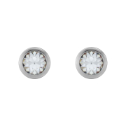My First Earring-Set Erststecker silber mit Bezel...