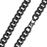 K12 - Black Cuban Chain - 15 mm
