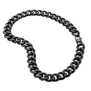 K12 - Black Cuban Chain - 15 mm