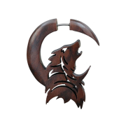 Fake Spirale Wolf aus Sonoholz