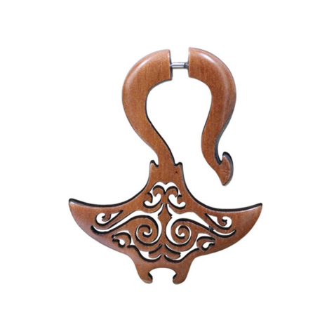 Fake Spirale Mantarochen aus Sawoholz