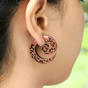 Fake Spirale Design 1 aus Sawoholz