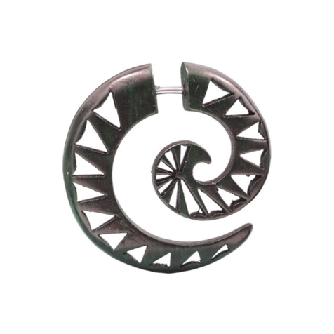 Fake Spirale Dreiecke aus Sonoholz