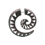 Fake Spirale Dreiecke aus Sonoholz