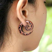 Fake Spirale Wellen aus Sawoholz