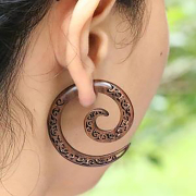 Finta spirale, modello 8, in legno di sonoh