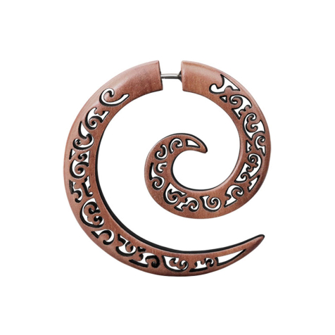 Fake Spirale Design 8 aus Sawoholz