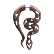 Fake Spirale Schlange aus Sonoholz