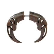 Fake Spirale Sichel Design 1 aus Sonoholz