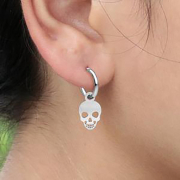 Anhänger silber Totenkopf